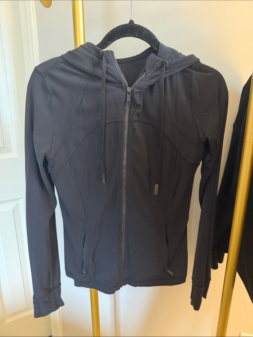 Lululemon Black Zip-Up Hoodie Jacket